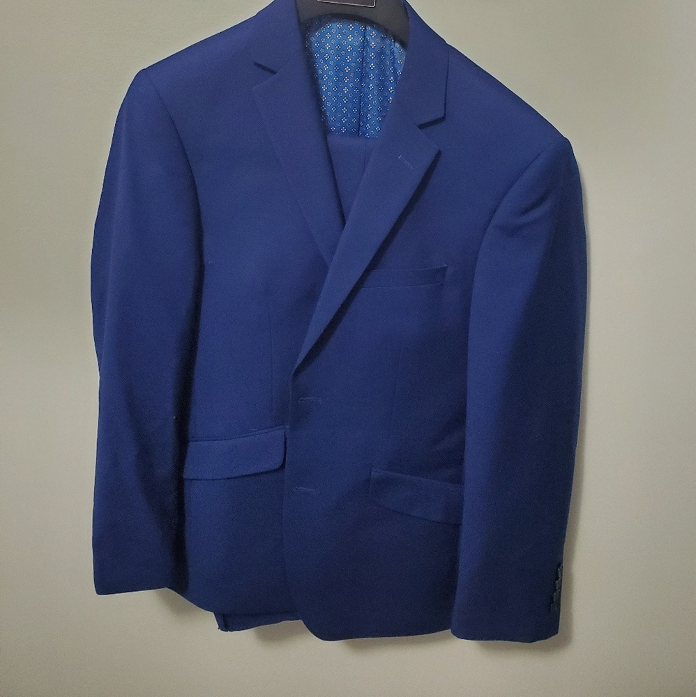 Men's Royal Blue Suit